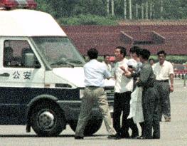 Man held at Tiananmen Square on massacre anniversary